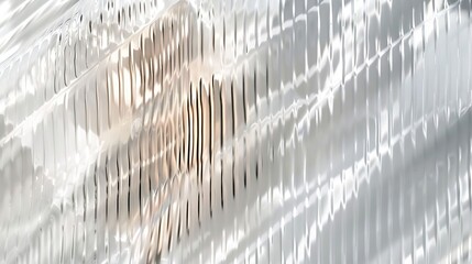 Reeded Glass. Colored Ribbed Background. Blue, Purple, Silver, Pink and Violet. Transparent acrylic with patterned light for texture. Translucent space backdrop for modern fashion art.