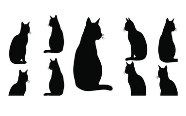 Vectorized cat for print, sketch, Wallpaper, Decoration 