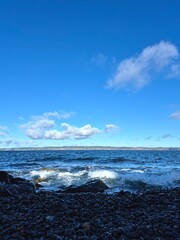 waves on the beach