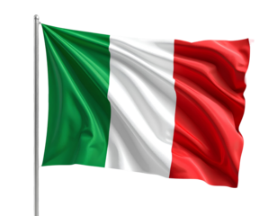 3d flag of italy