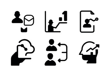 Business and Data Analytics Icons Set