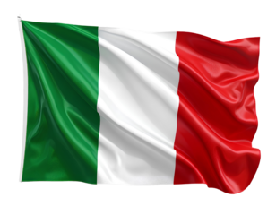3d flag of italy