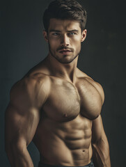 Fototapeta premium Perfect Male Model for Advertising Campaigns