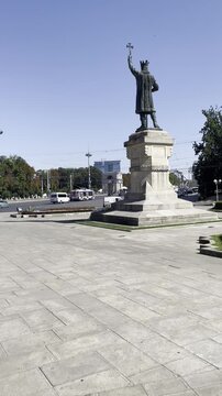 Stephen the Great Monument in Chișinău, Moldova