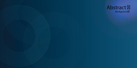 Abstract dark blue background. Modern shiny curve lines pattern. Minimalist design elements. Futuristic concept.