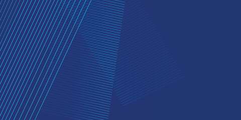 Abstract blue background with hexagon lines. Modern shiny blue gradient. Futuristic technology concept.
