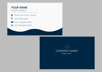 Elegant corporate business card design