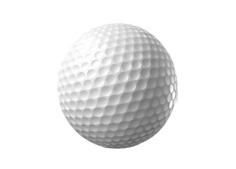  golf ball isolated on white background PNG , AI GENERATED
