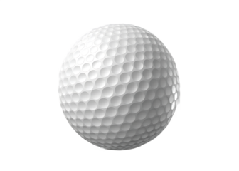  golf ball isolated on white background PNG , AI GENERATED