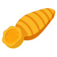 A single food vector on white background.