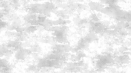 High-Resolution Overlay Texture of Dirty Scratches, Dust Particles, and Subtle Dot Matrix.