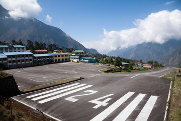 Tenzing Hillary airport view, Lukla, Nepal