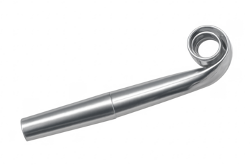 Silver party horn noisemaker celebrating festive events