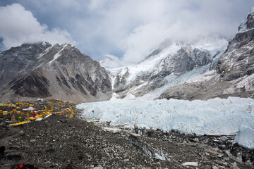 Everest south base camp view, Nepal