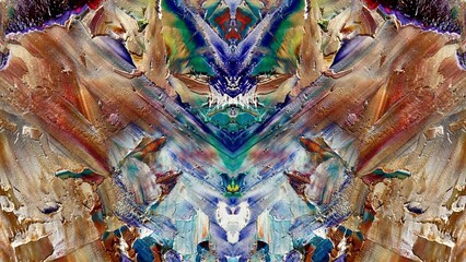 Abstract art background . Hand painting artwork on canvas .