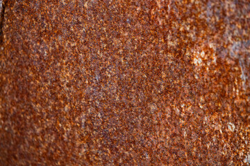 Uniform Dark Red and Brown Rusted Metal Texture Background