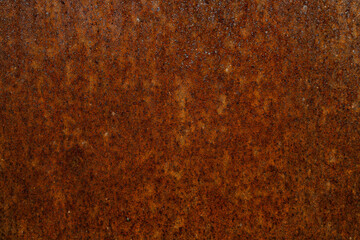 Uniform Dark Red and Brown Rusted Metal Texture Background