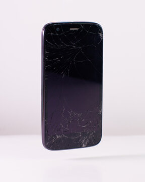 Old Broken Mobile Phone beauty shot