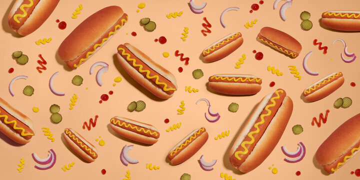 Hot Dogs pattern