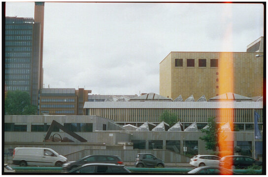 Cityscape on film