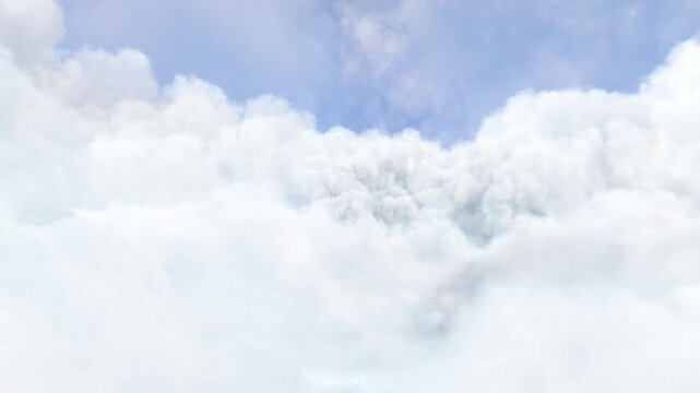 4K Seamless Loop Flythrough of Dense Clouds