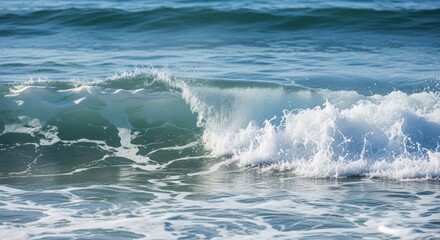Naklejka premium Abstract Calming Ocean Wave Nature Background