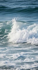 Naklejka premium Abstract Calming Ocean Wave Nature Background