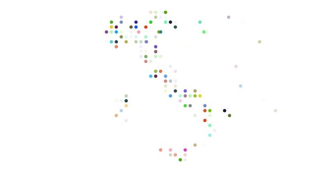 Italia Silhouette Emerging from Generative Light