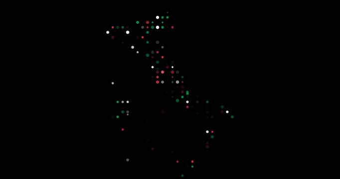 Generative Italia Formed by Intelligent Circles