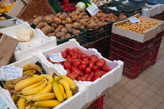 Produce at Market Stall