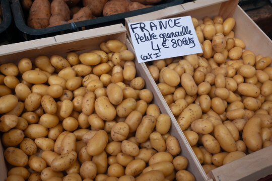 Petite Potatoes in Crates