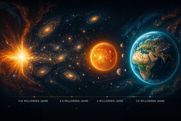 „Vom Urknall bis zur Erde – die Entstehung unseres Planeten“