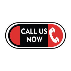 Call us now button isolated on white background contact us today and let us help you with your needs we are available 247 to answer your questions