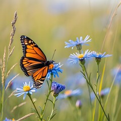 butterfly on flower
