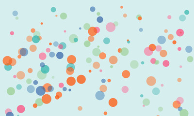Playful Pastel Circles Abstract Background Design for Creative Projects