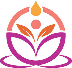  energy healing center logo design