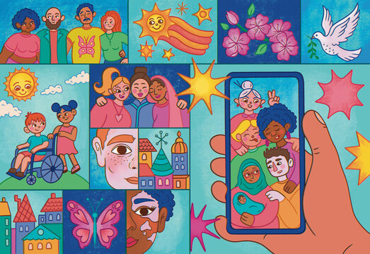 Embracing Our Differences- A Collage of Humanity