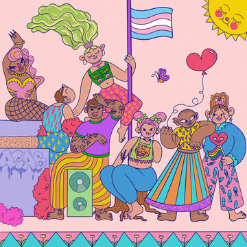 Pride LGBTQIA+ Community - Bold, Beautiful, Proud
