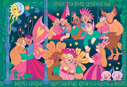 The Magic of Friendship- A Fantasy Night in the Enchanted Fairy Court