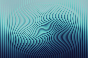 Abstract turquoise background with swirling lines and a sense of depth and movement