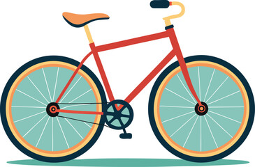 Fototapeta premium Bicycle on transparent background