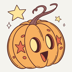 halloween pumpkin cartoon