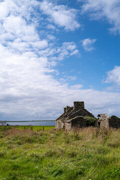 Tumbledown croft house, Orkney