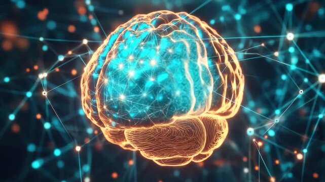 Anatomically correct depiction of a human brain, suitable for medical or educational purposes