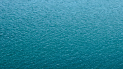 Blue calm sea as texture background for web banner template page design