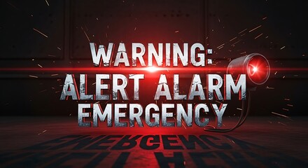 Emergency Alert System - Warning, Alarm, and Danger Signals for Urgent Situations.