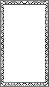 Decorative frame border with floral elements vector illustration for invitations cards and certifica