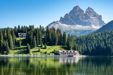 Lago di Misurina in the Dolomites, Italy  © Tomasz Warszewski
