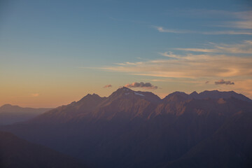 Obraz premium Rosa Peak, Sochi, Krasnaya Polyana, mountain landscape