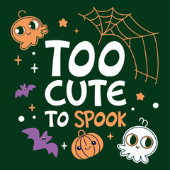 Spooky halloween t shirt design featuring a festive and fun graphic for seasonal apparel
